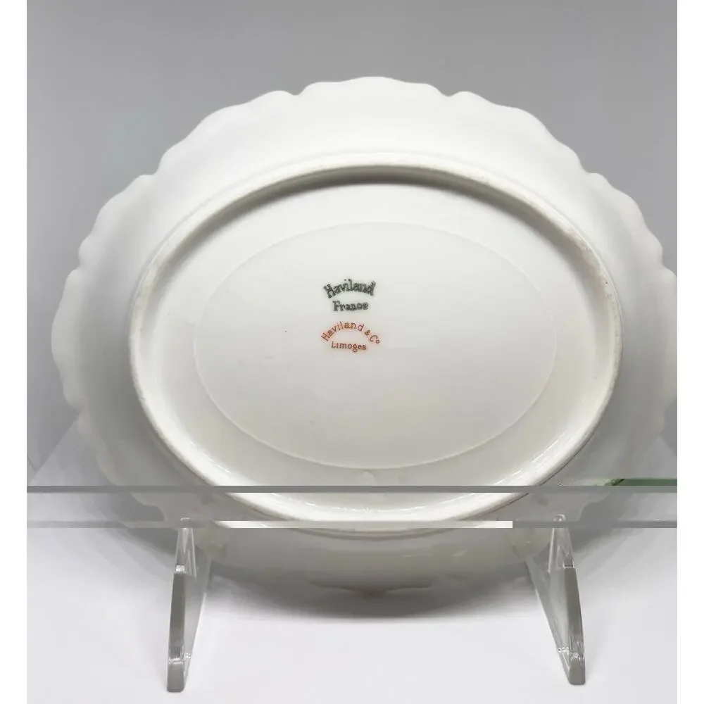 Antique Haviland & Co Limoges France Oval Relish Dish, c. 1900